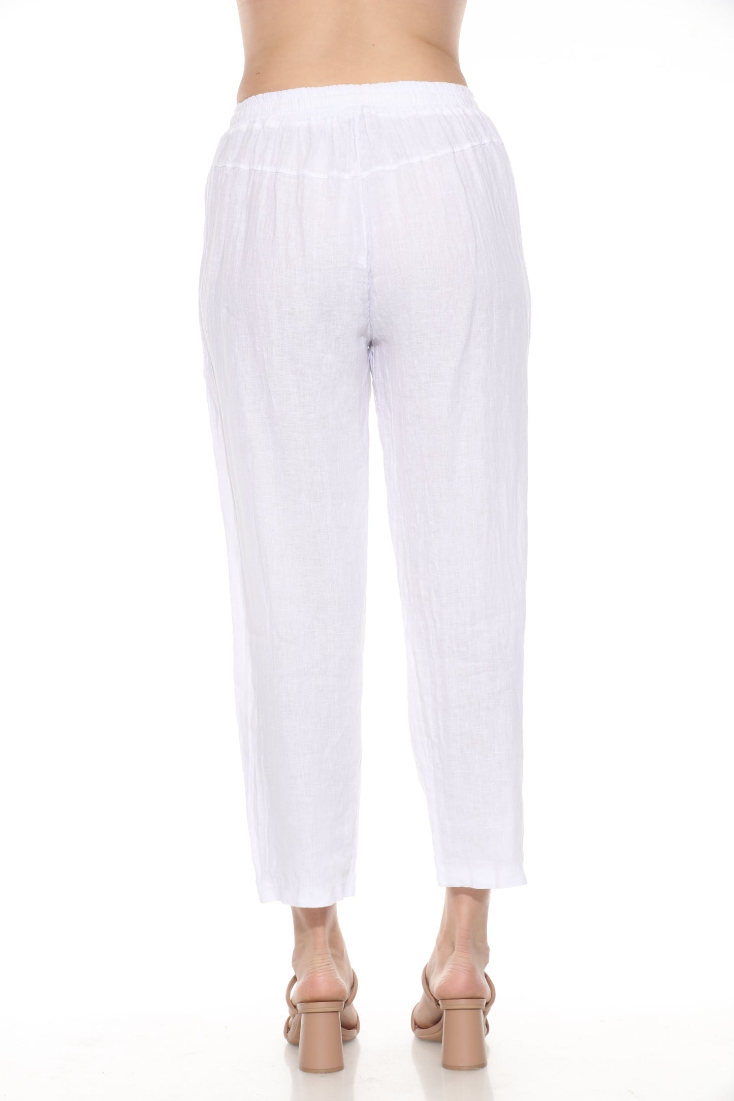 Linen Fishnet Pants