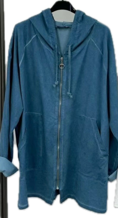 Cotton Zip-Up Jacket