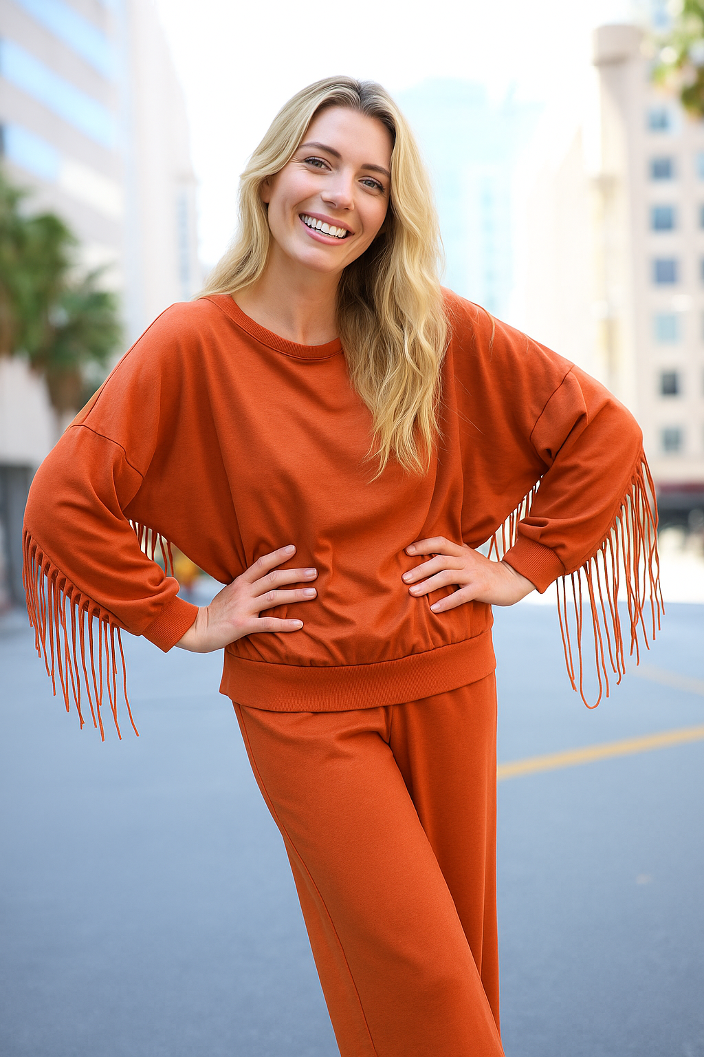 Solid Fringe Back Set