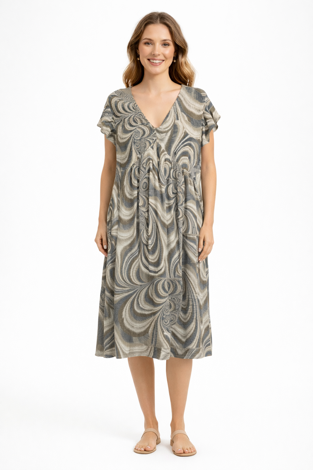 Whirl Gauze Dress