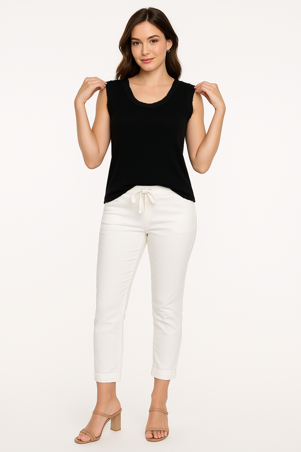 Solid Cotton Tank Top