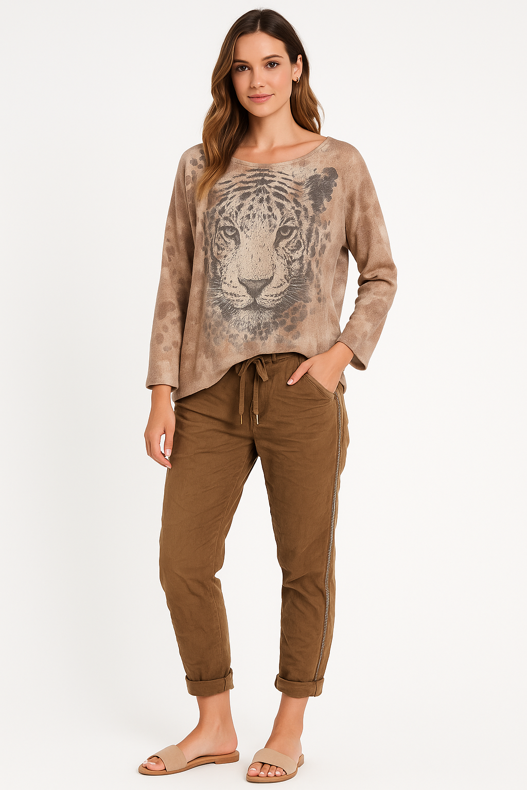 Rhinestone Stretch Pants