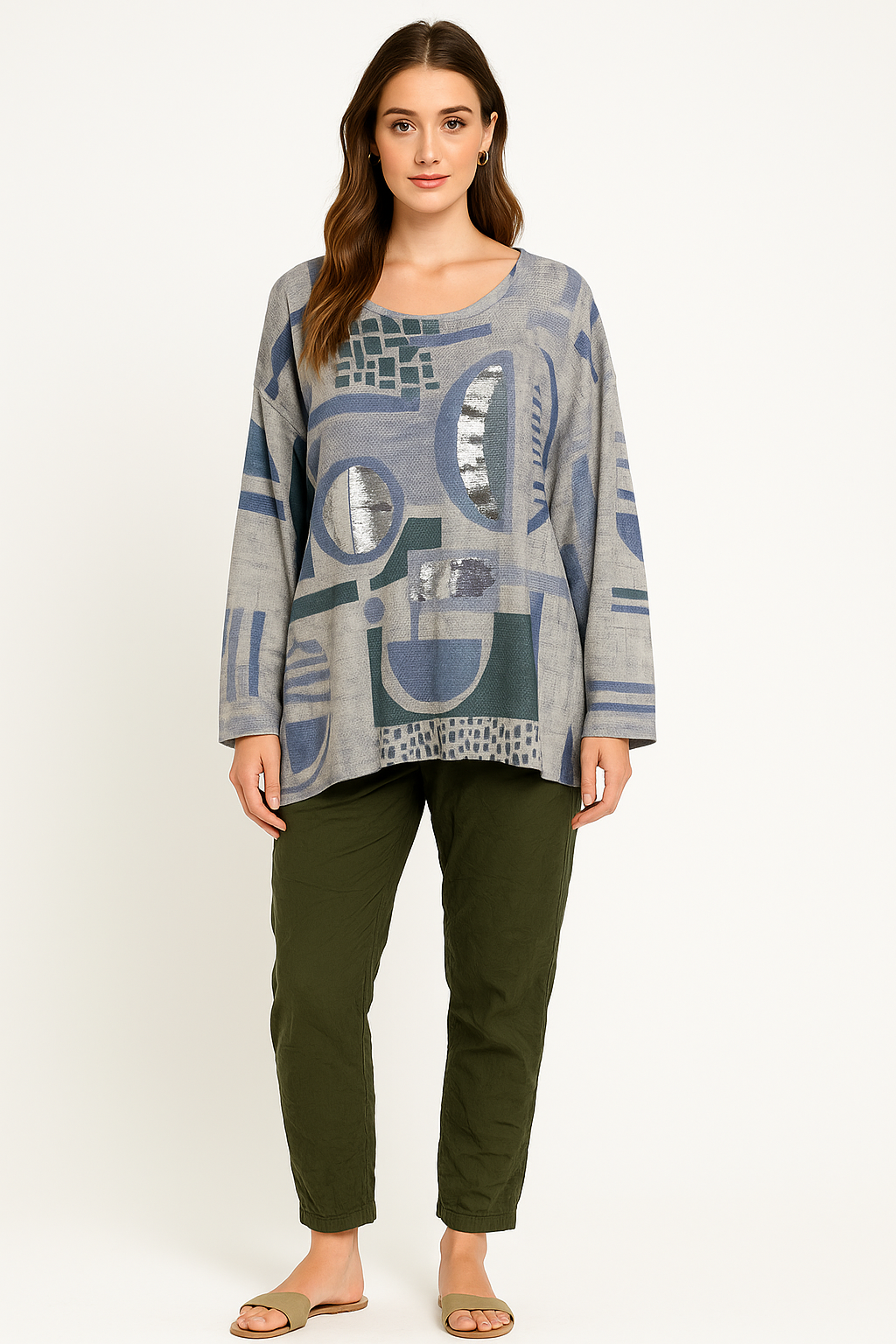 Blu-A-Geo Top
