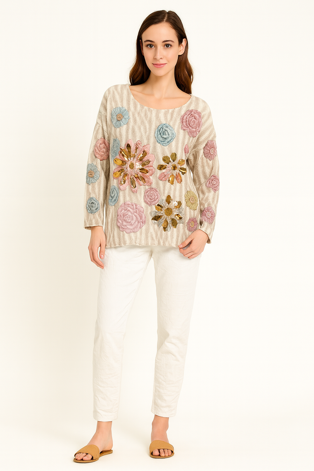 Painted Plairie Knit Sweater