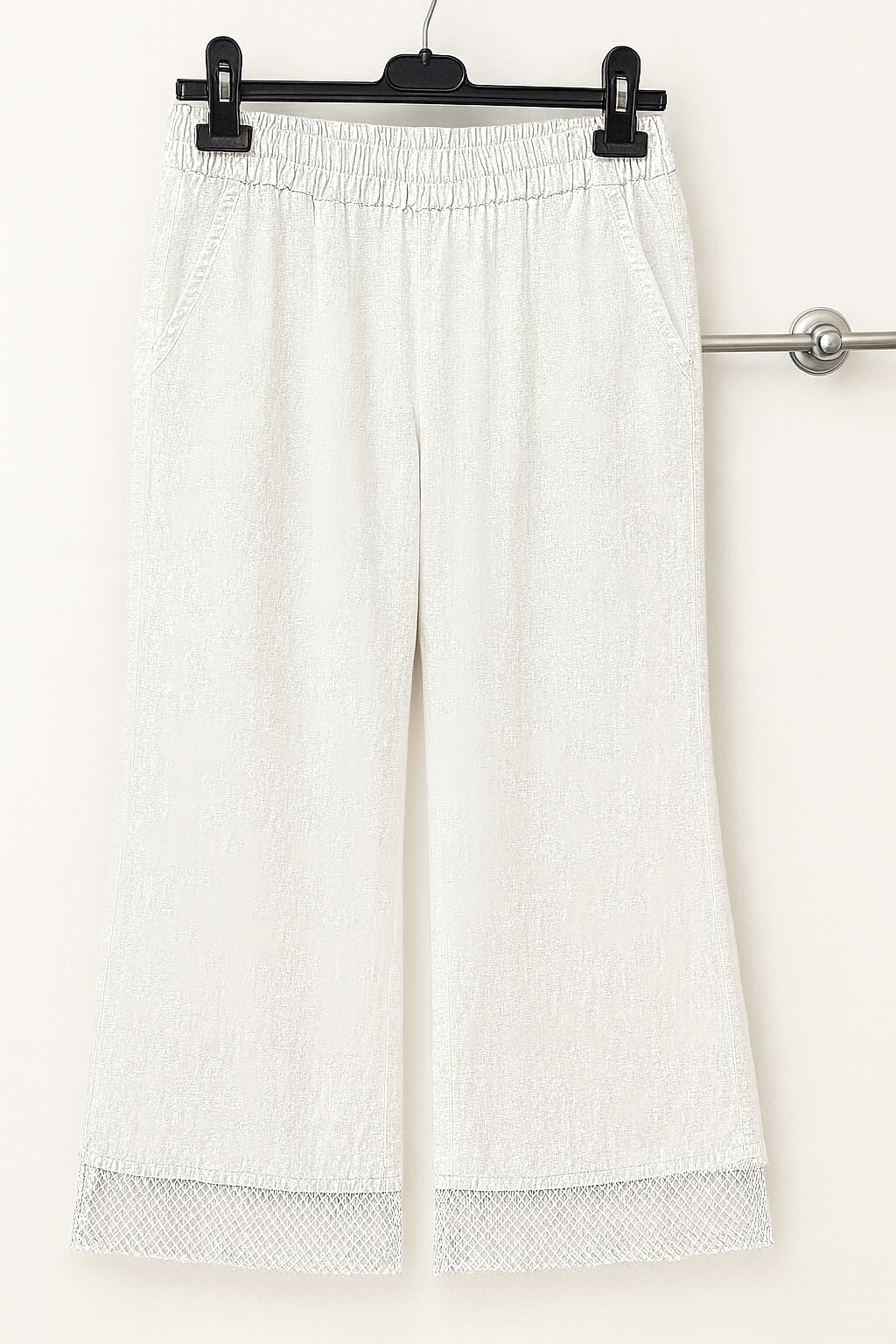 Linen Fishnet Pants