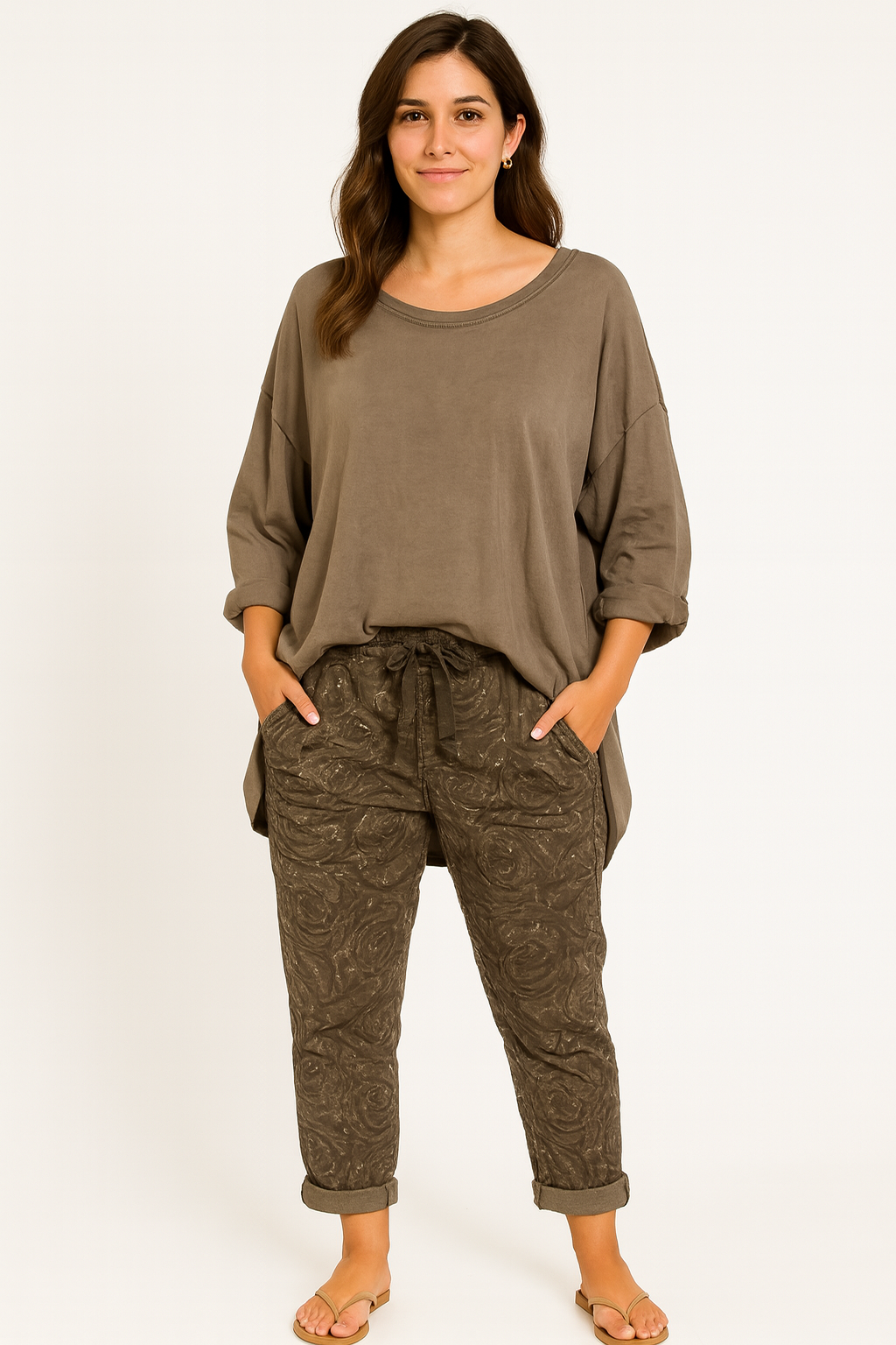 Solid Cotton High-Low