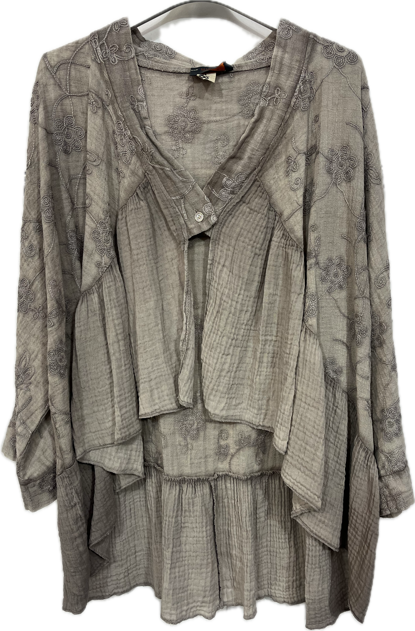 Floral Embroidered Cardigan