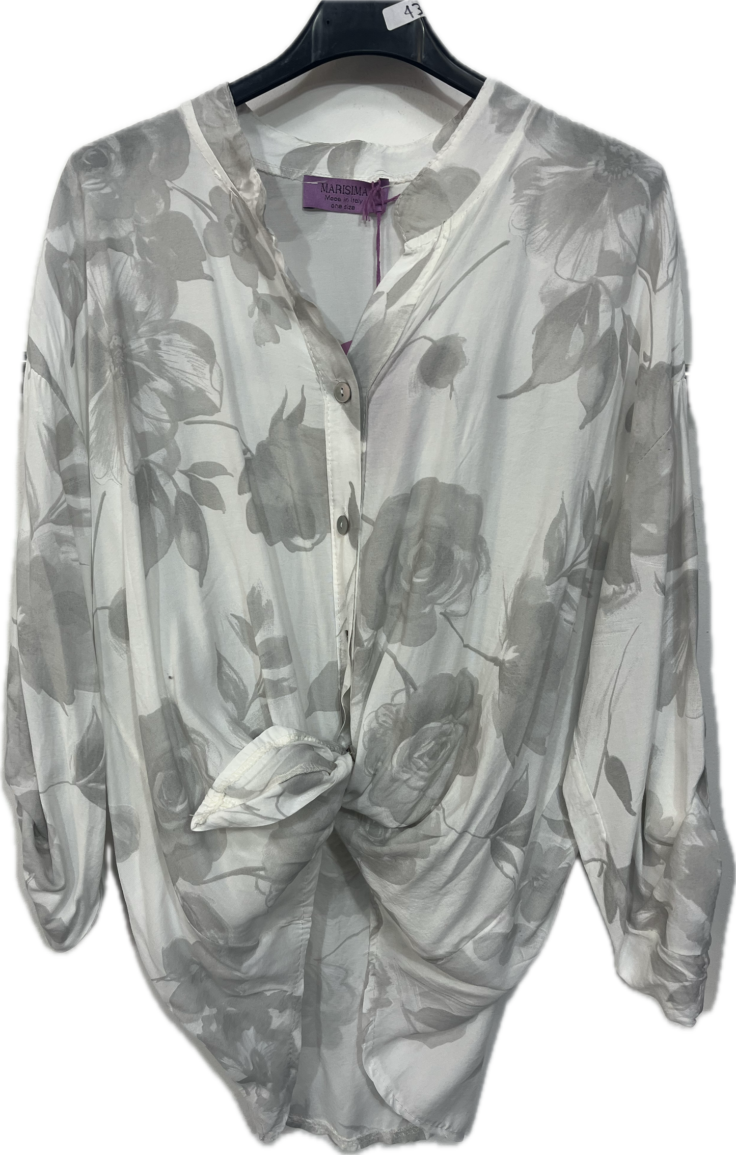 Floral Tie-Front Top