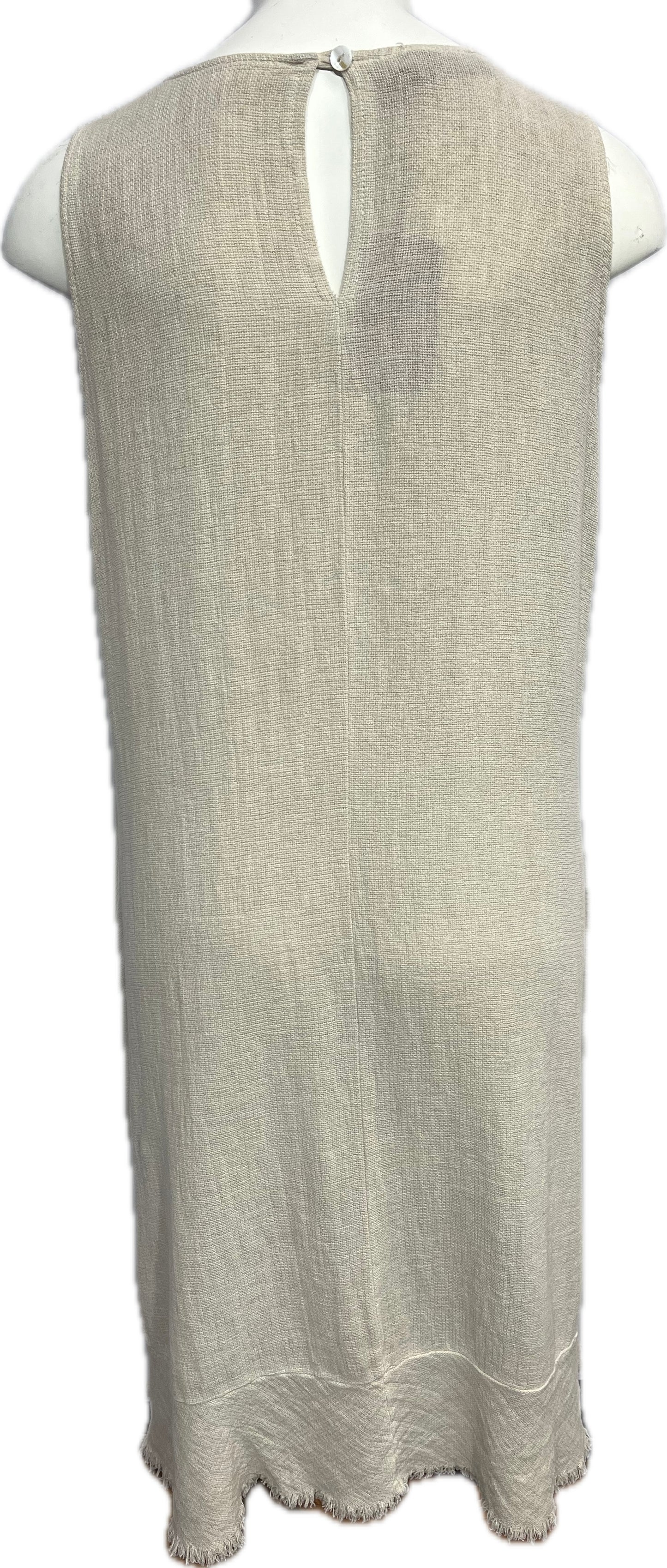 Linen Ruffle Dress