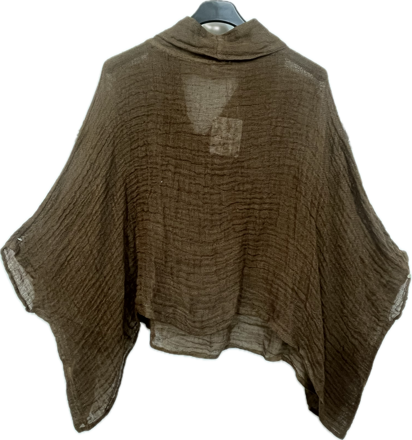 Linen Cowl Neck Top