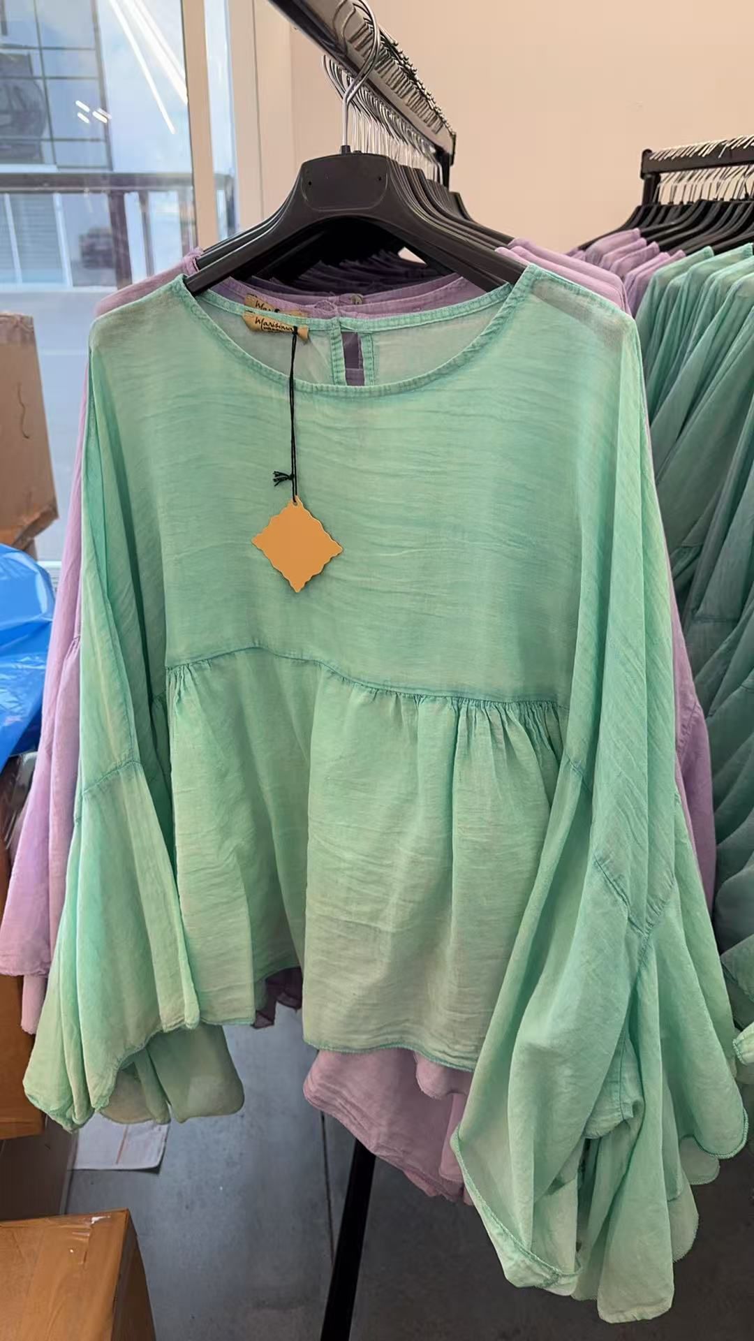 Boho Flowy Tiered Top