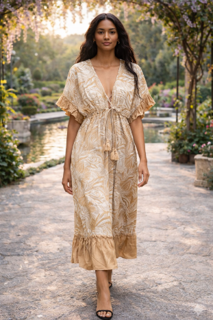 Sahara Bloom Fusion Dress