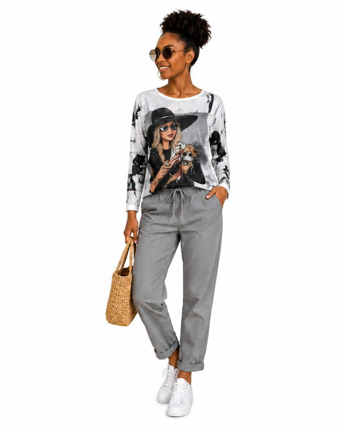 Solid Stretch Pant