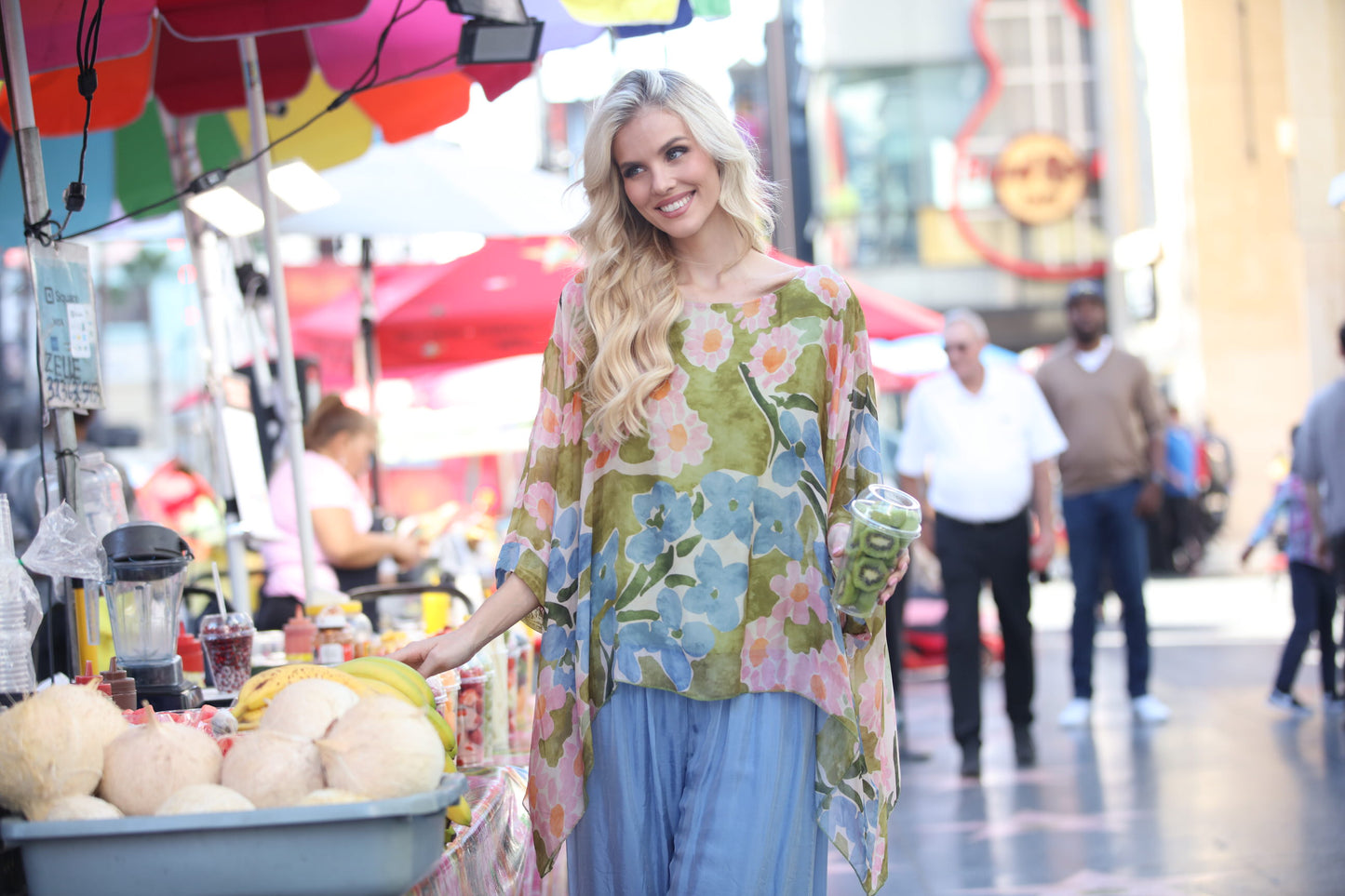 Meadow Bloom Silk Top