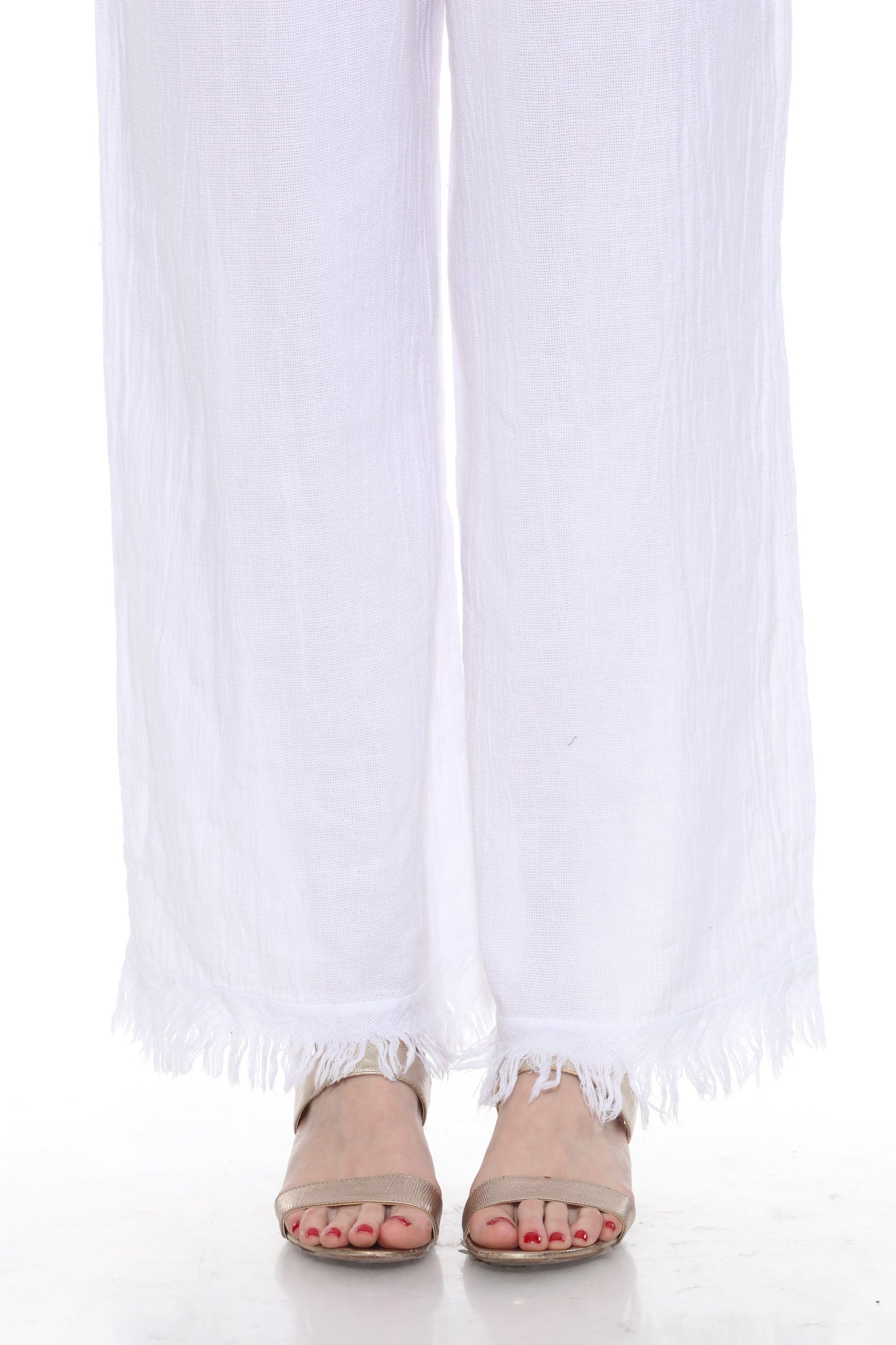 Gauze Ruffled Pants