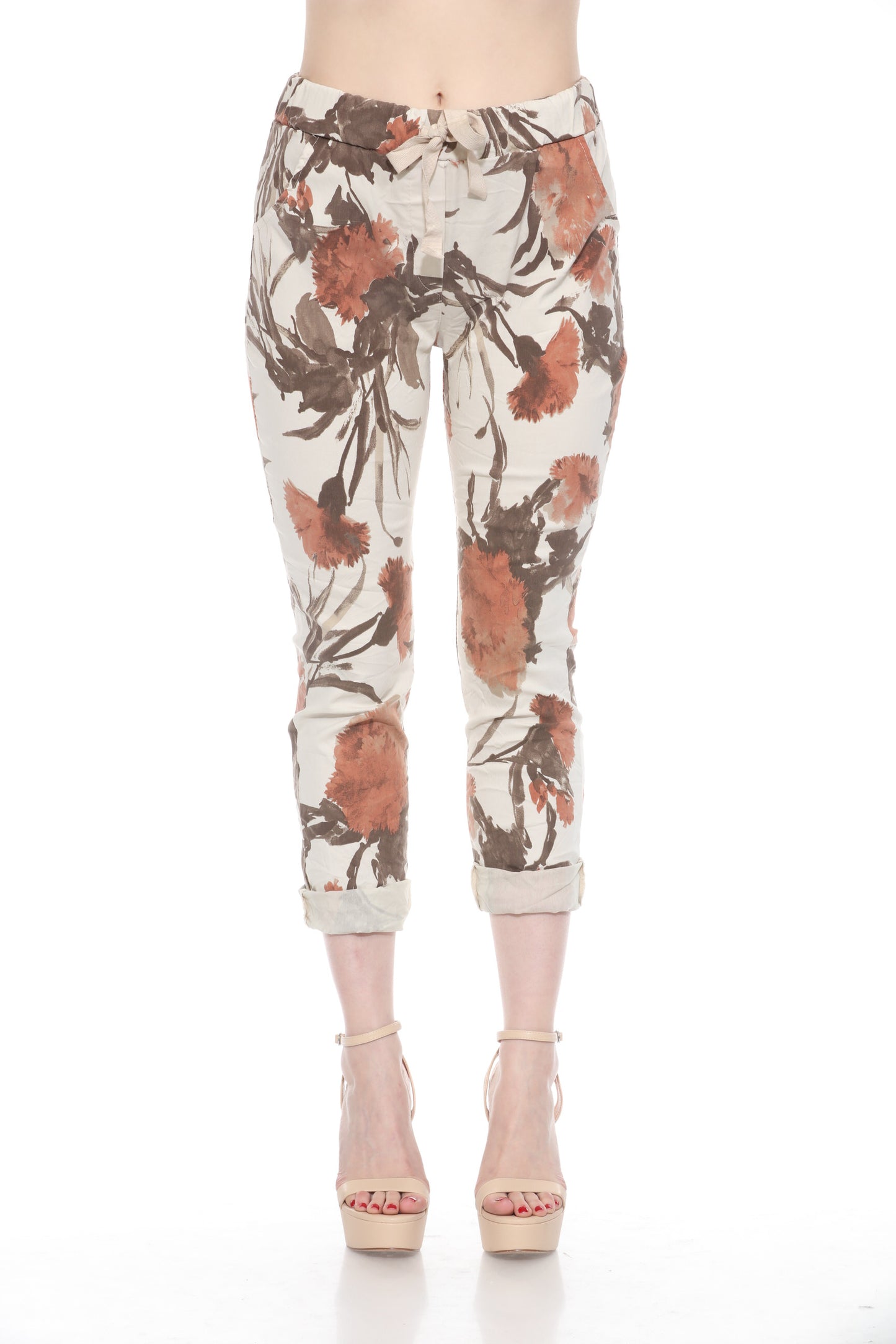 Floral Stretch Pants