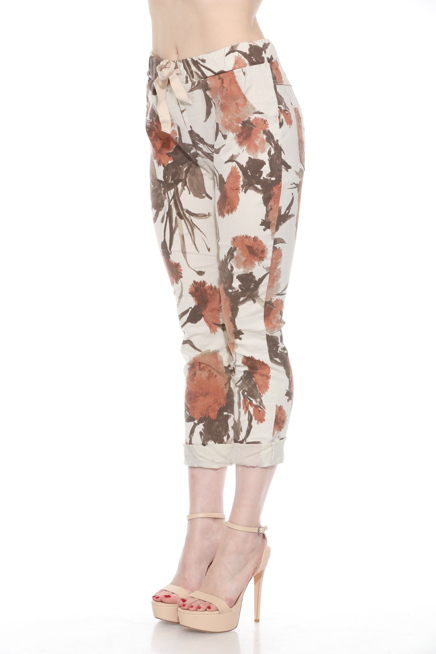 Floral Stretch Pants