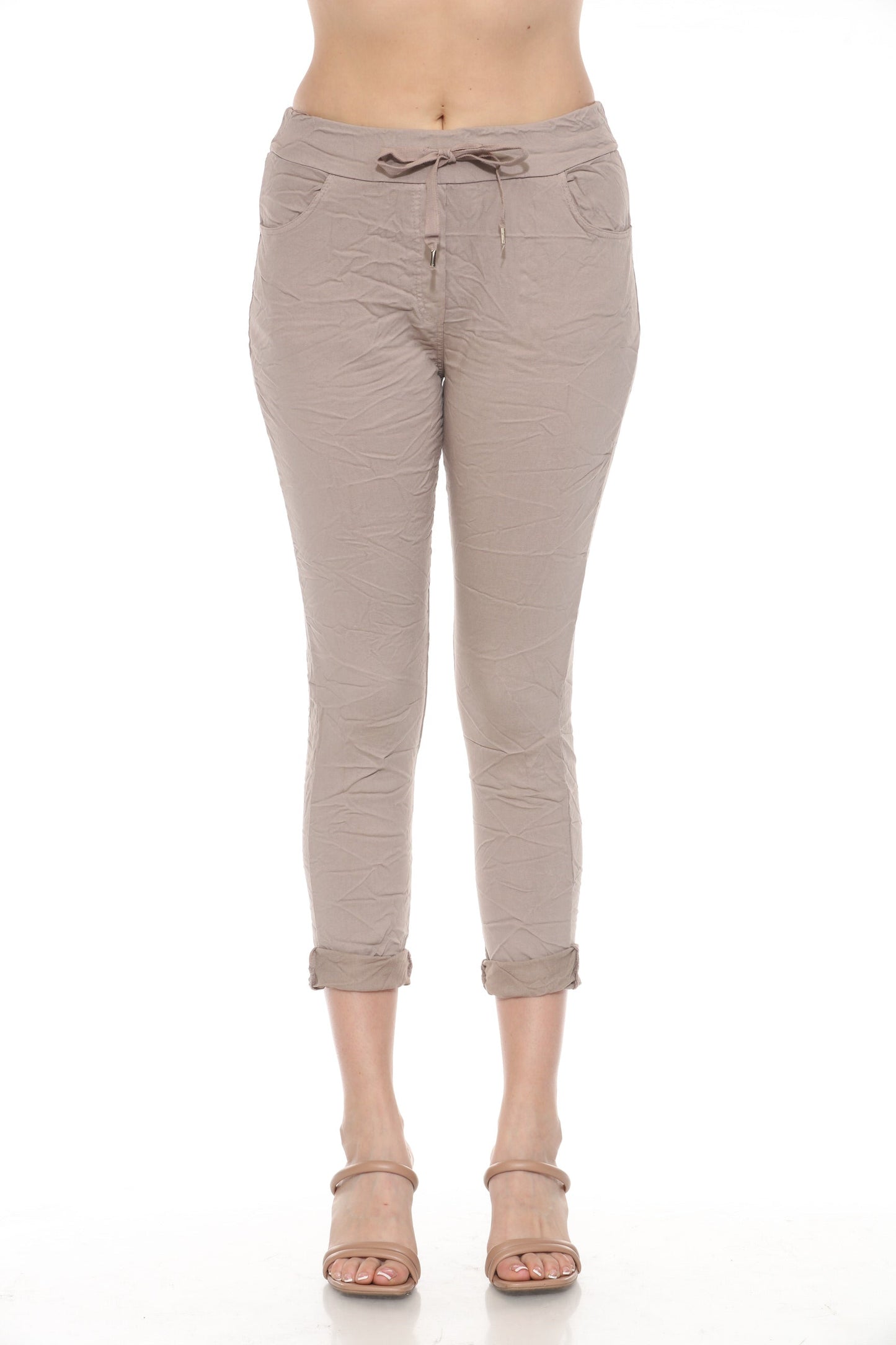 Solid Sized Stretch Pant