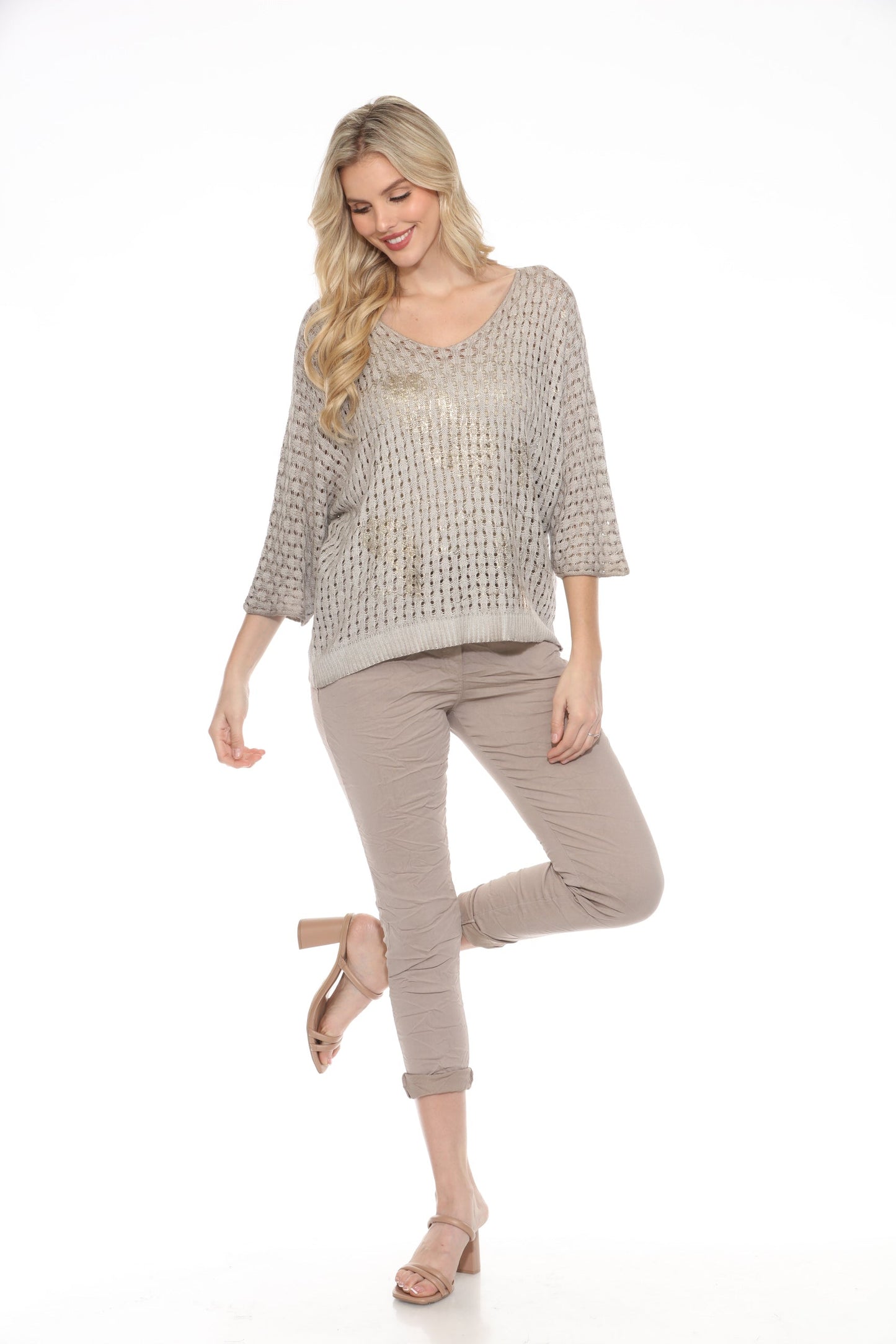 Solid Sized Stretch Pant