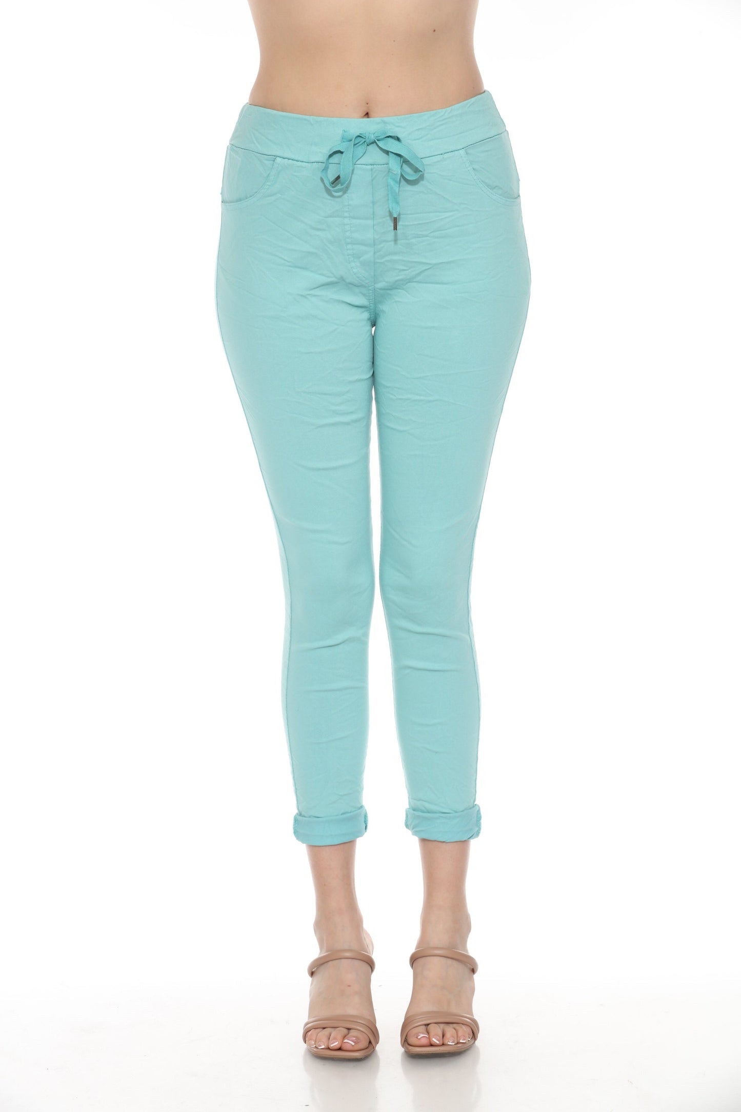 Solid Sized Stretch Pant