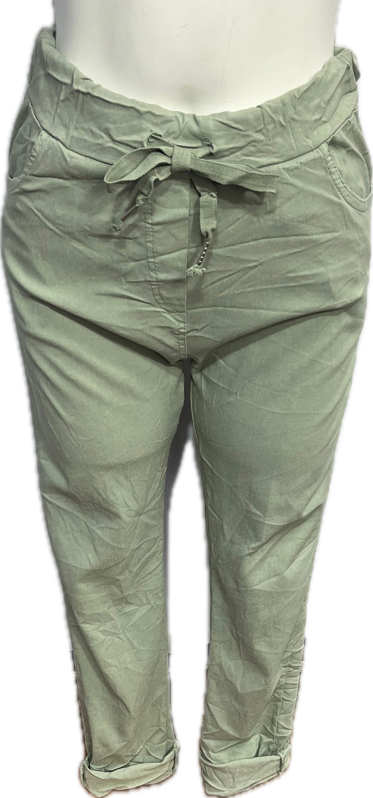 Solid Sized Stretch Pant