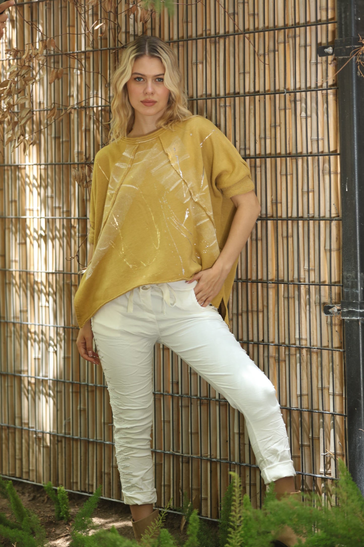 Zig-Zag Sequin Pants