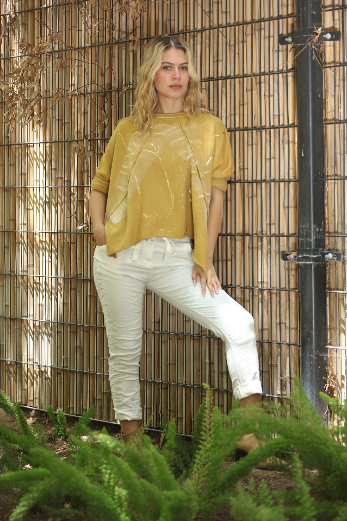 Zig-Zag Sequin Pants