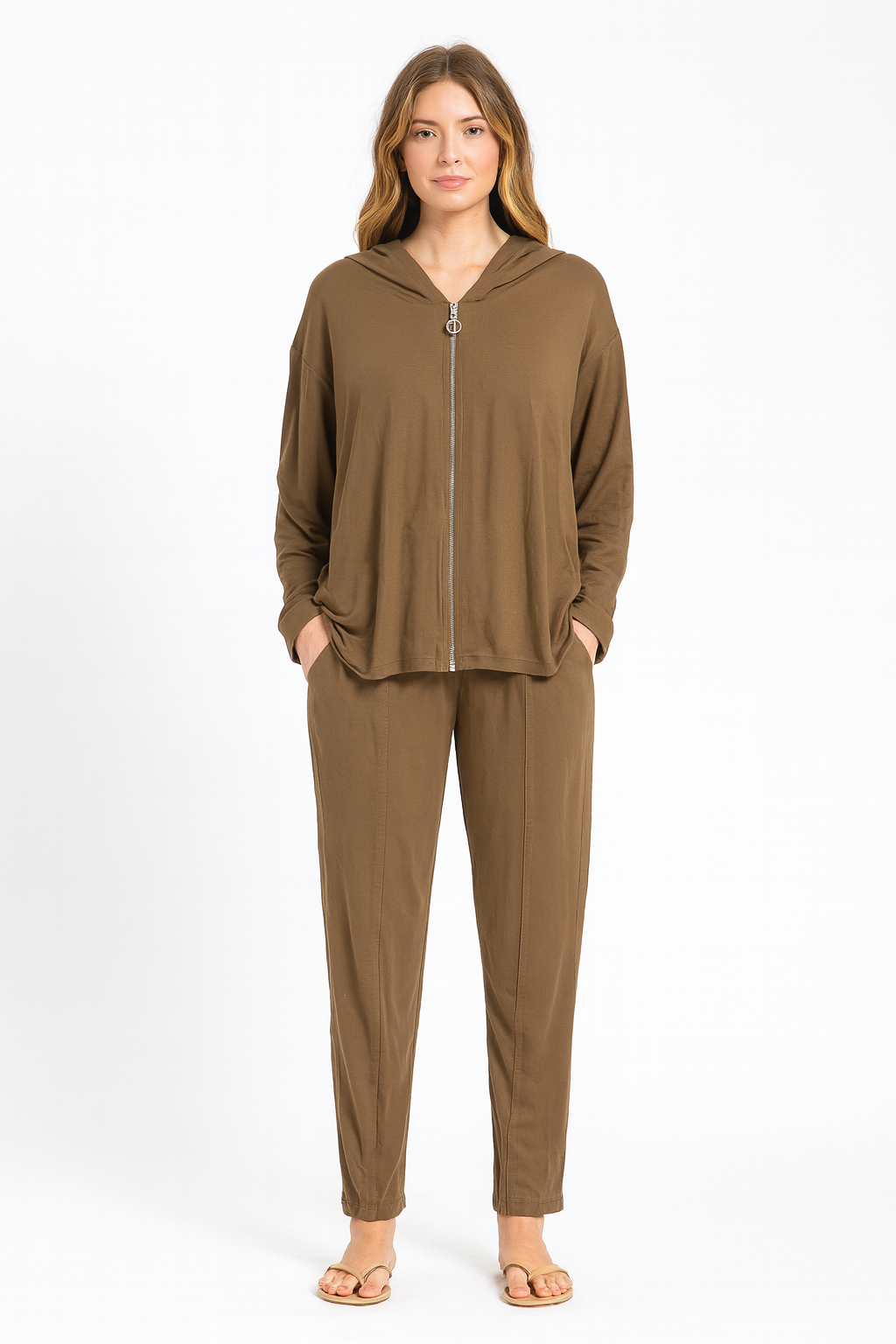 Cotton Lounge wear Jacket Set