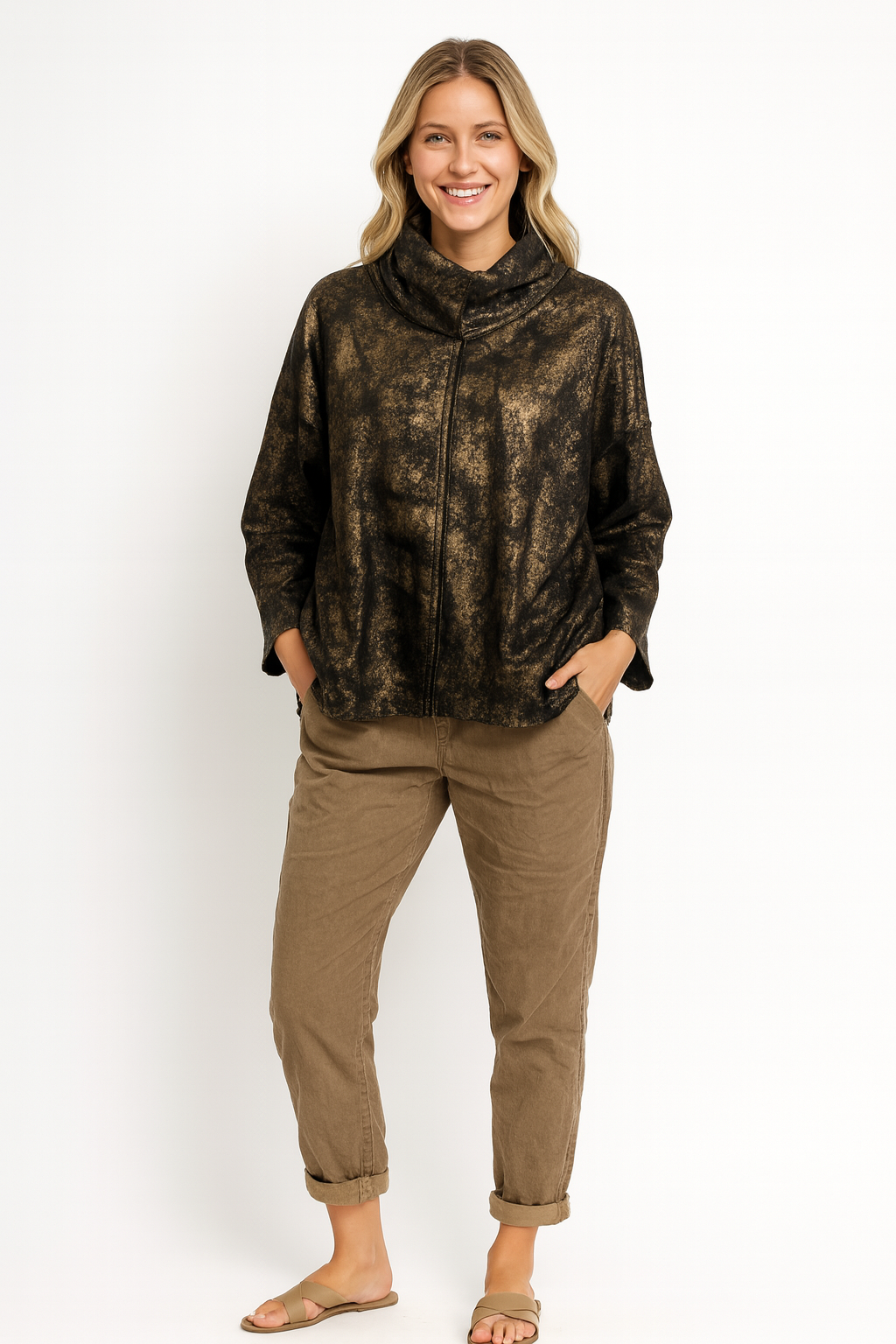 Golden Smoke Luxe Jacket