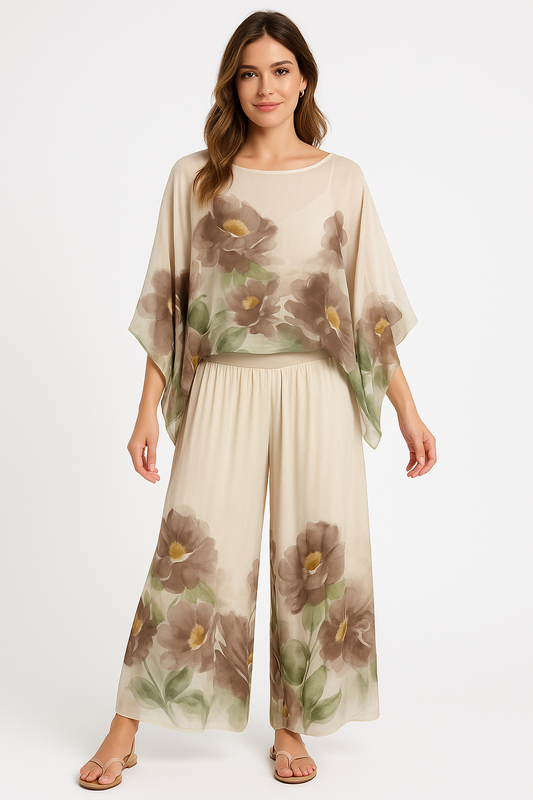 Mystic Garden Silk Pant