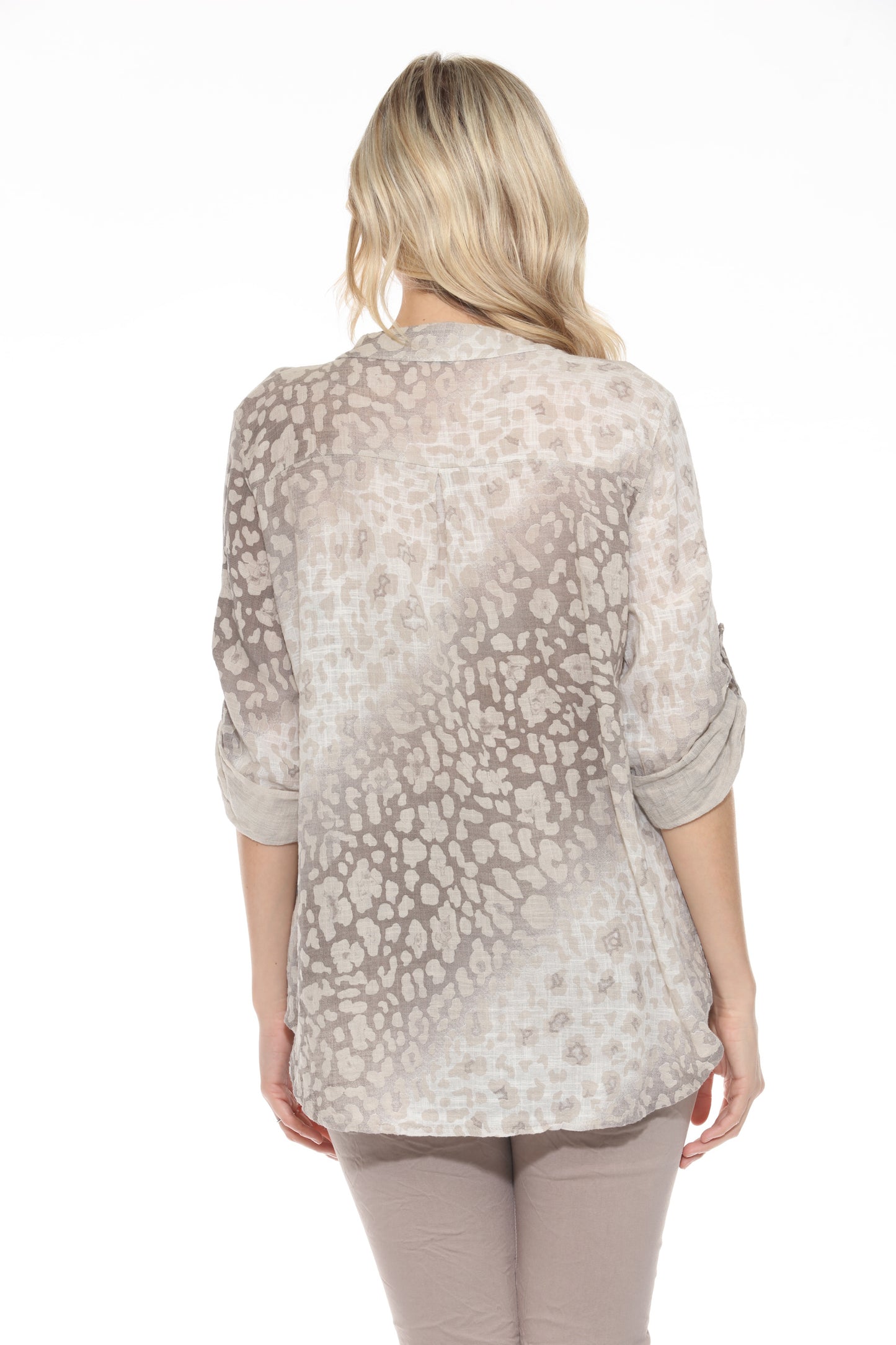 Snake Sequin Pocket Top