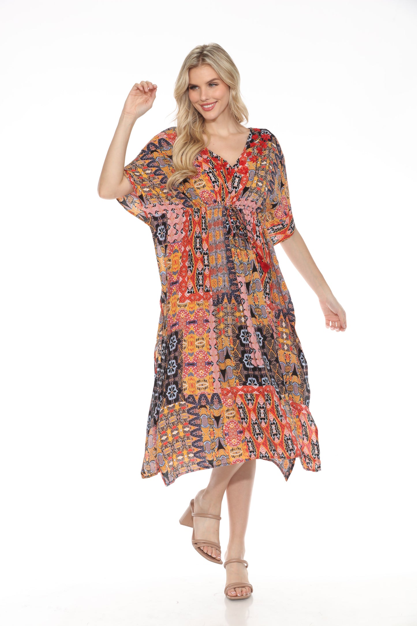 India multicolor Print Dress