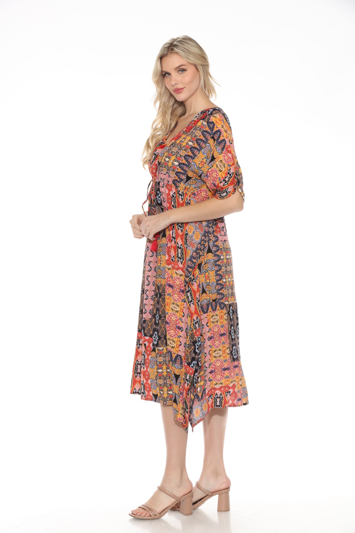 India multicolor Print Dress