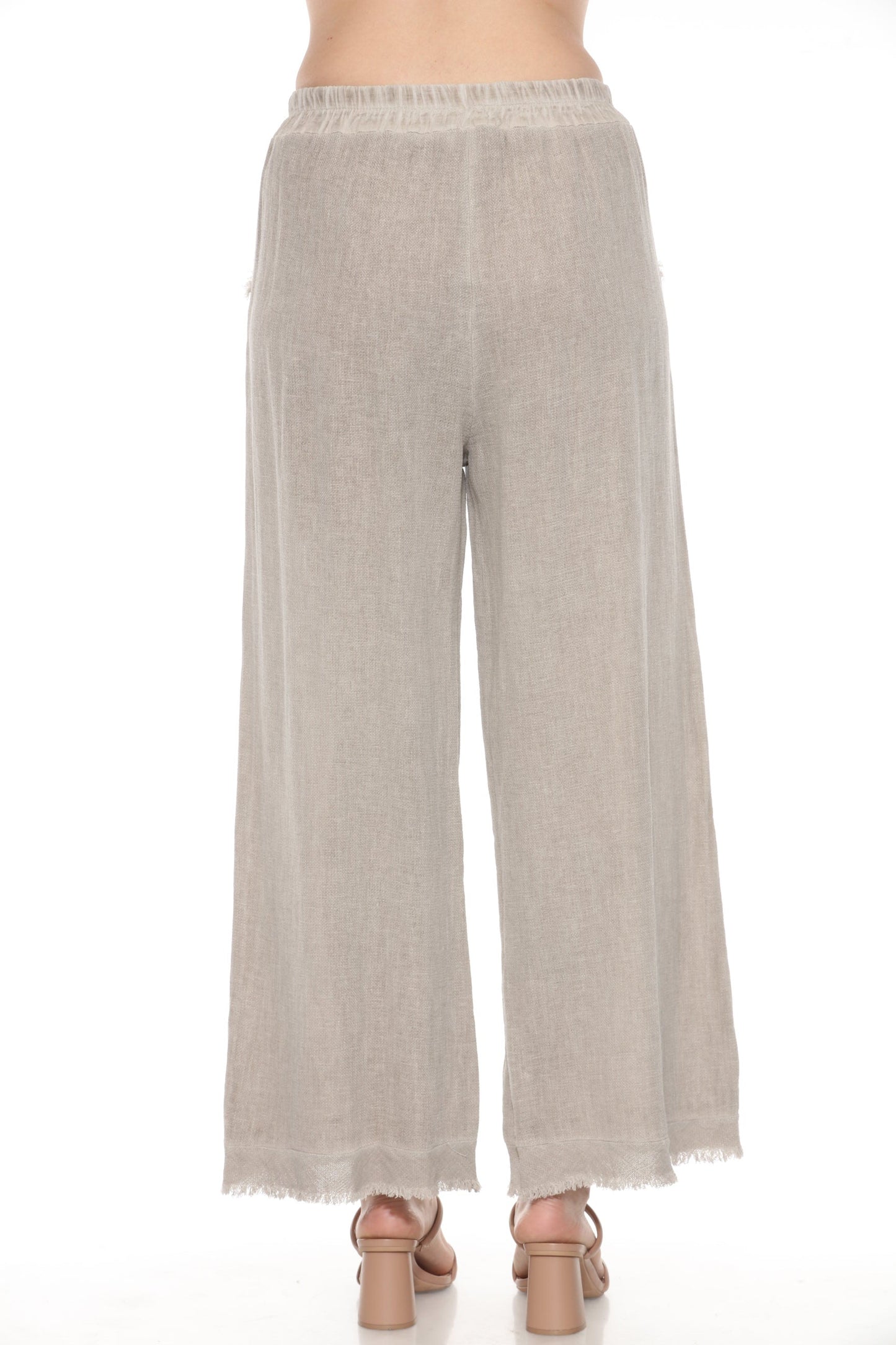Frayed Gauze Pants