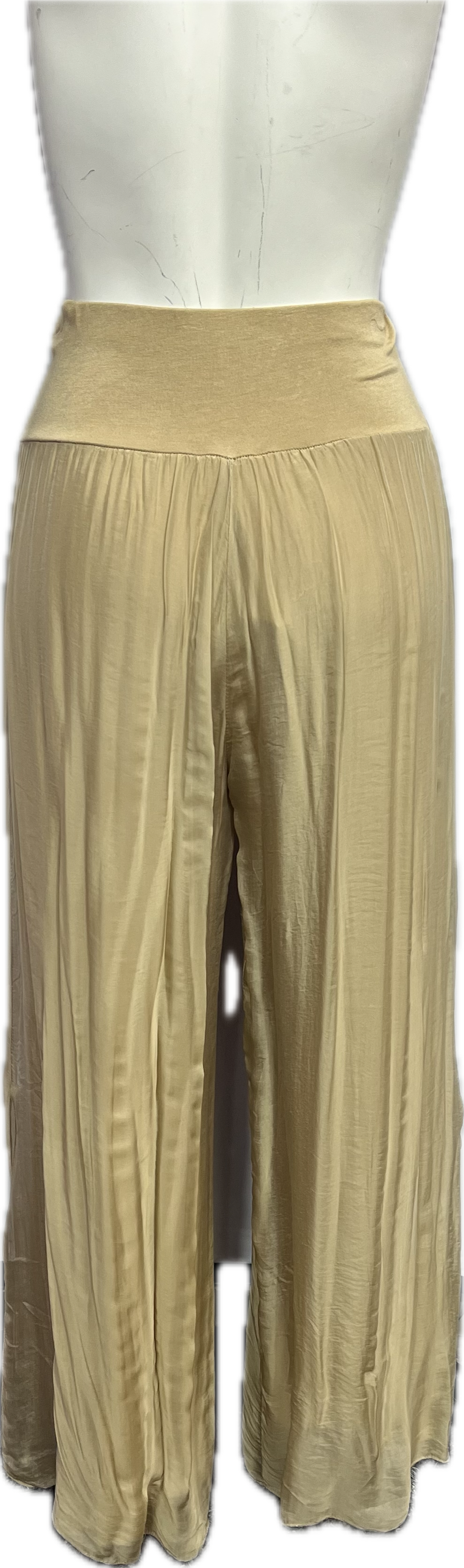 Silk Pant With a Slit
