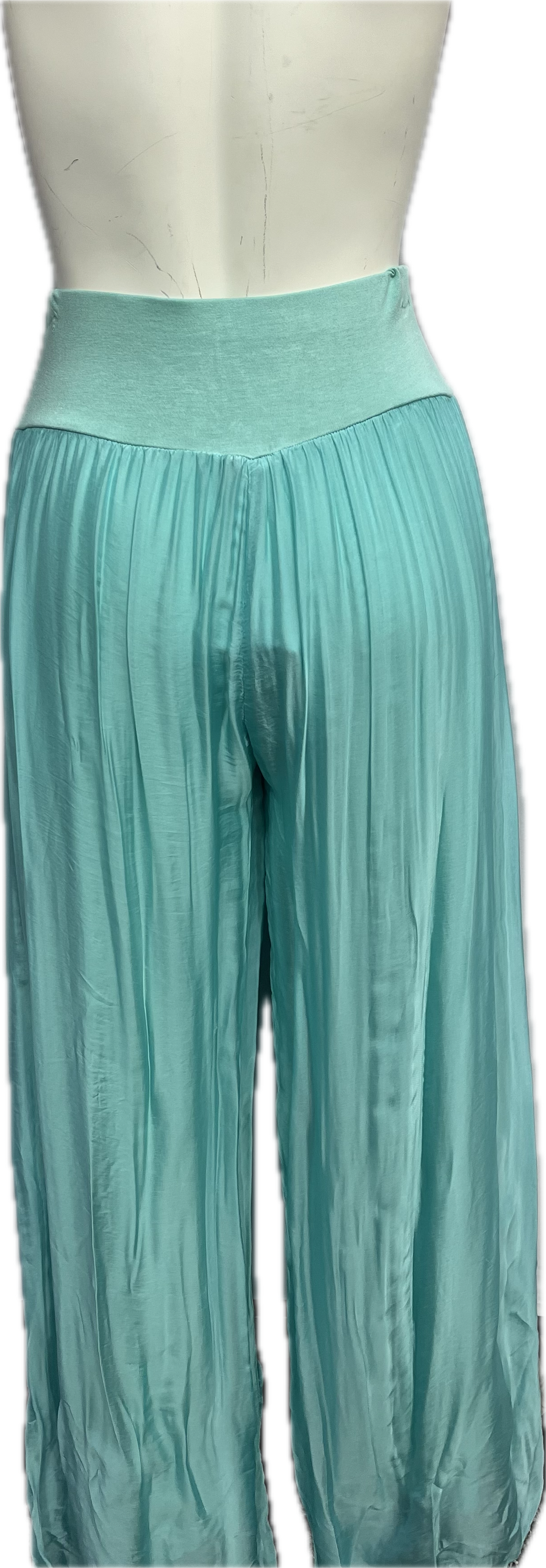 Silk Pant With a Slit