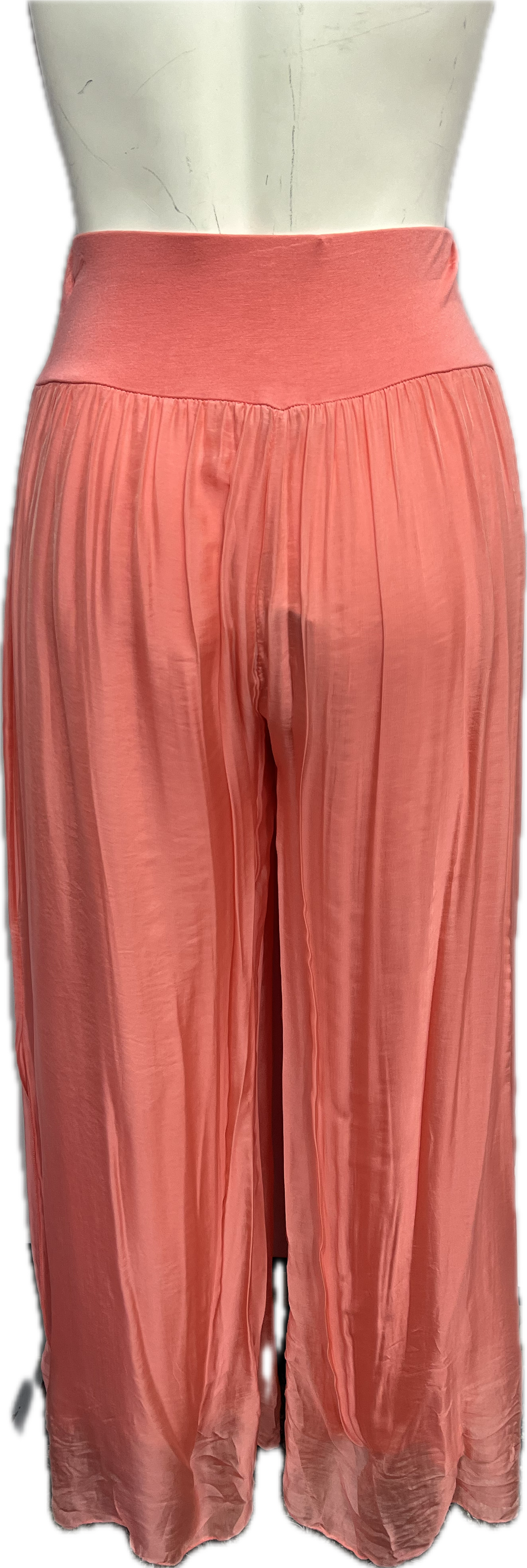 Silk Pant With a Slit
