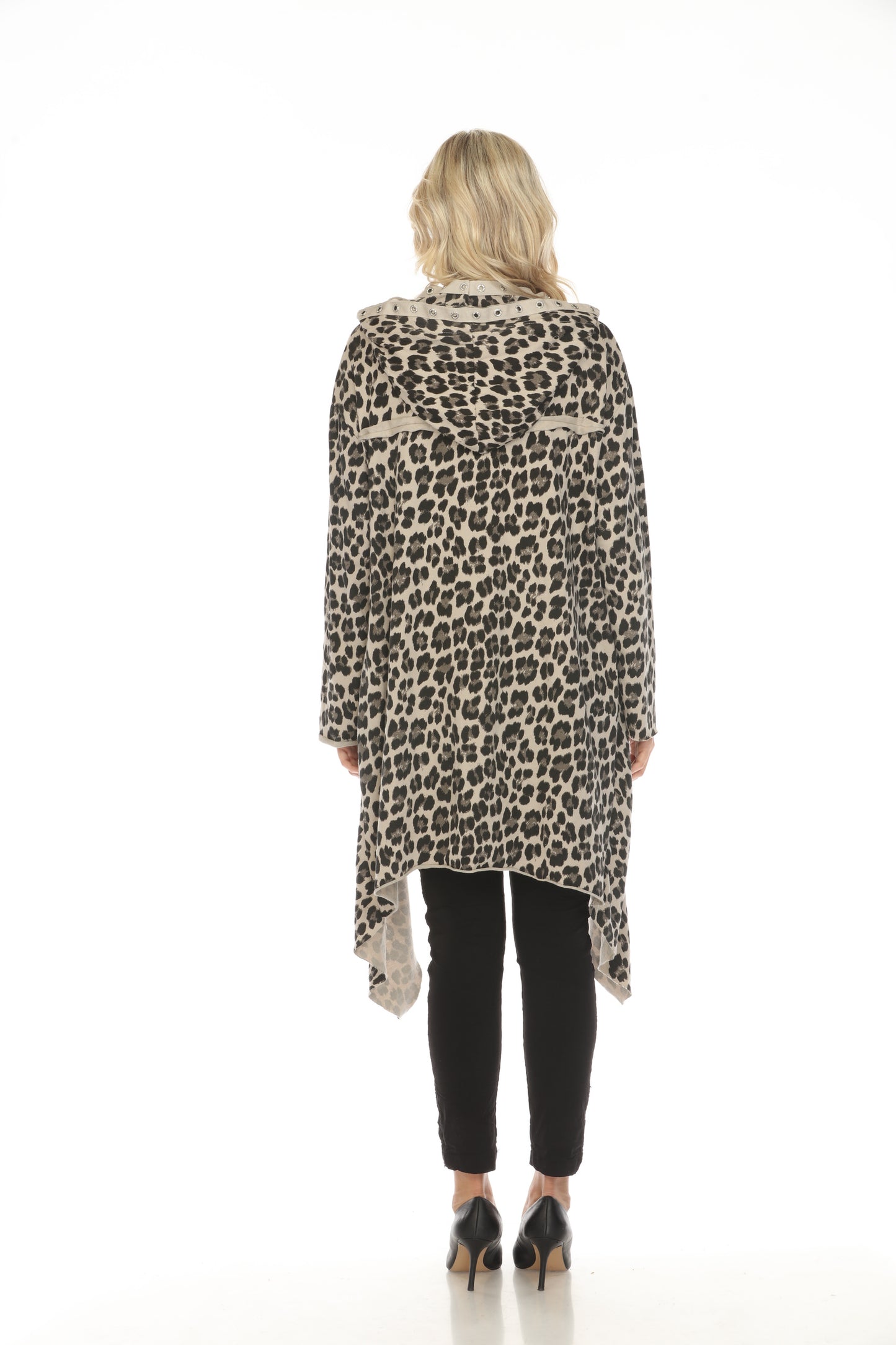 Cheetah Print High Low with Hood