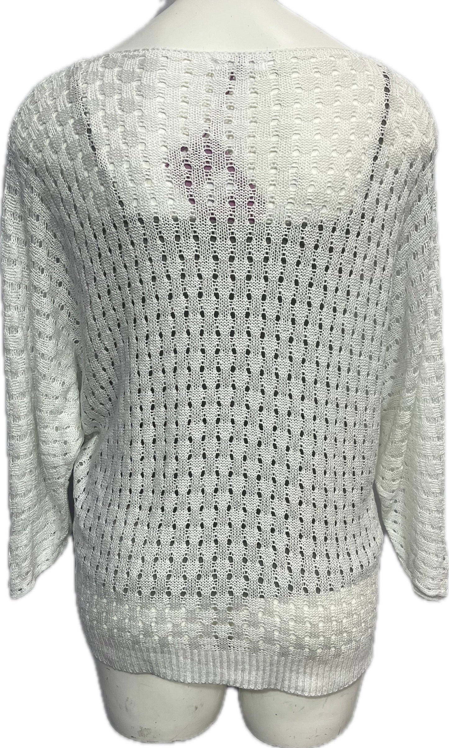Gold Foil Mesh Sweater