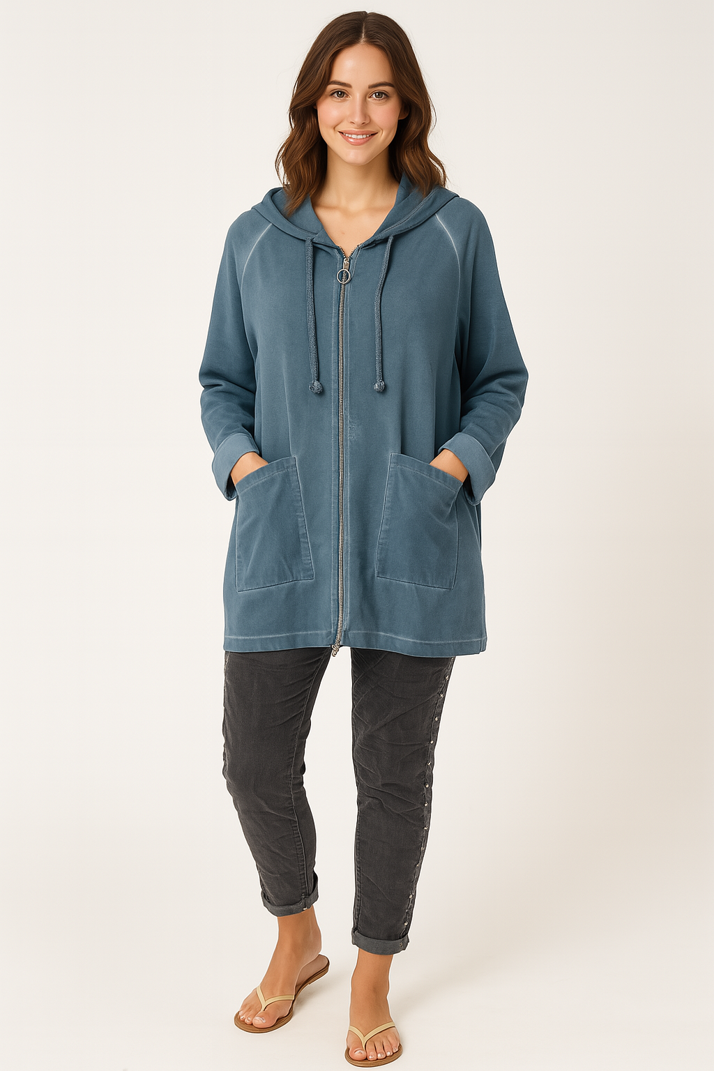 Cotton Zip-Up Jacket