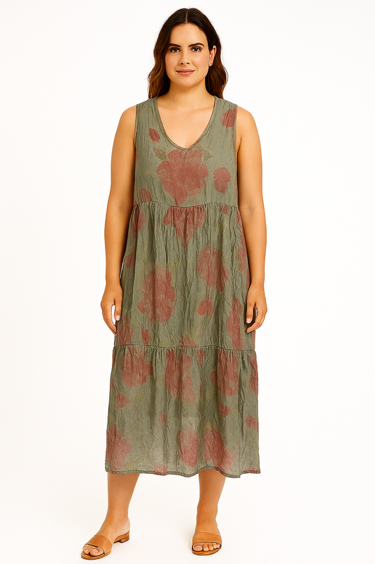 Tencel Roses Dress