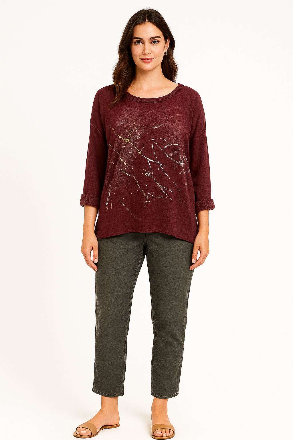 Splatter-Paint Sweater