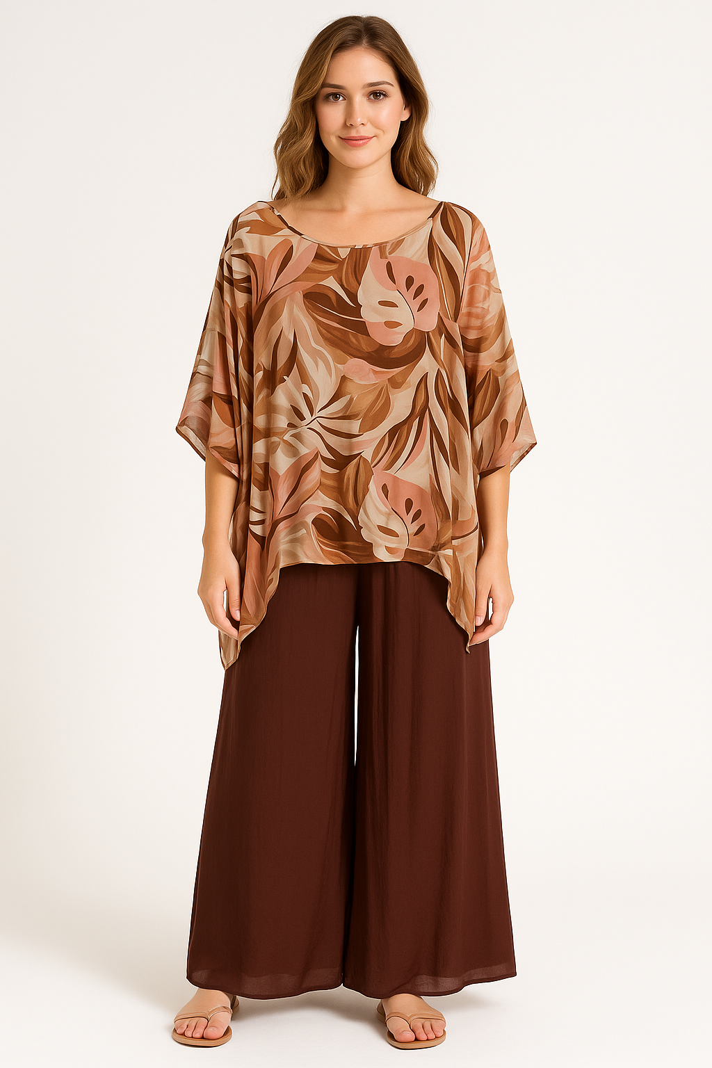 Solid Silk Pant