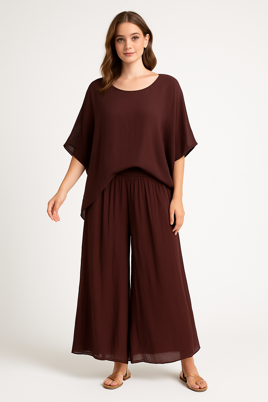Silk Back-Tie Top