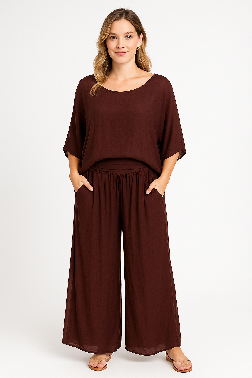 Silk Back-Tie Top