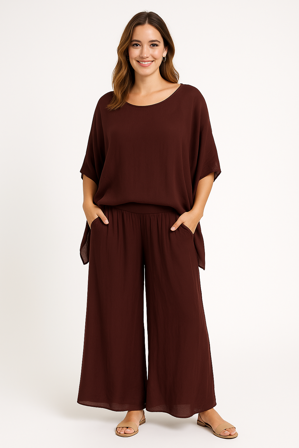 Silk Back-Tie Top