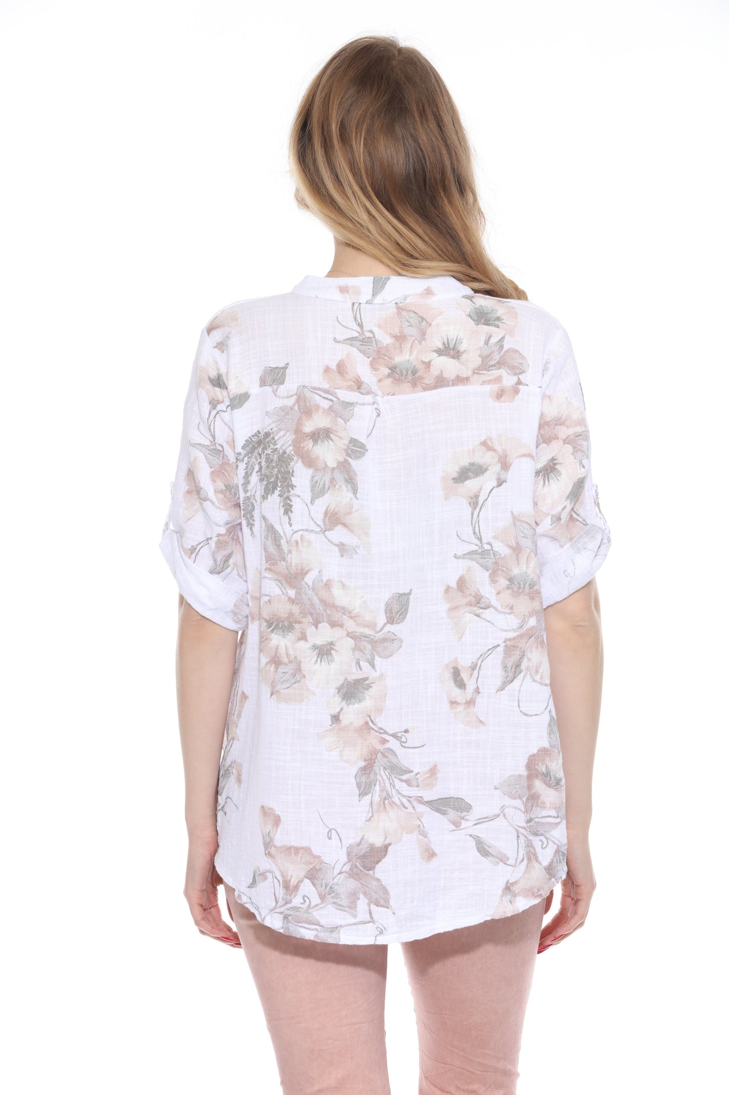 Floral Cotton Pocket Top