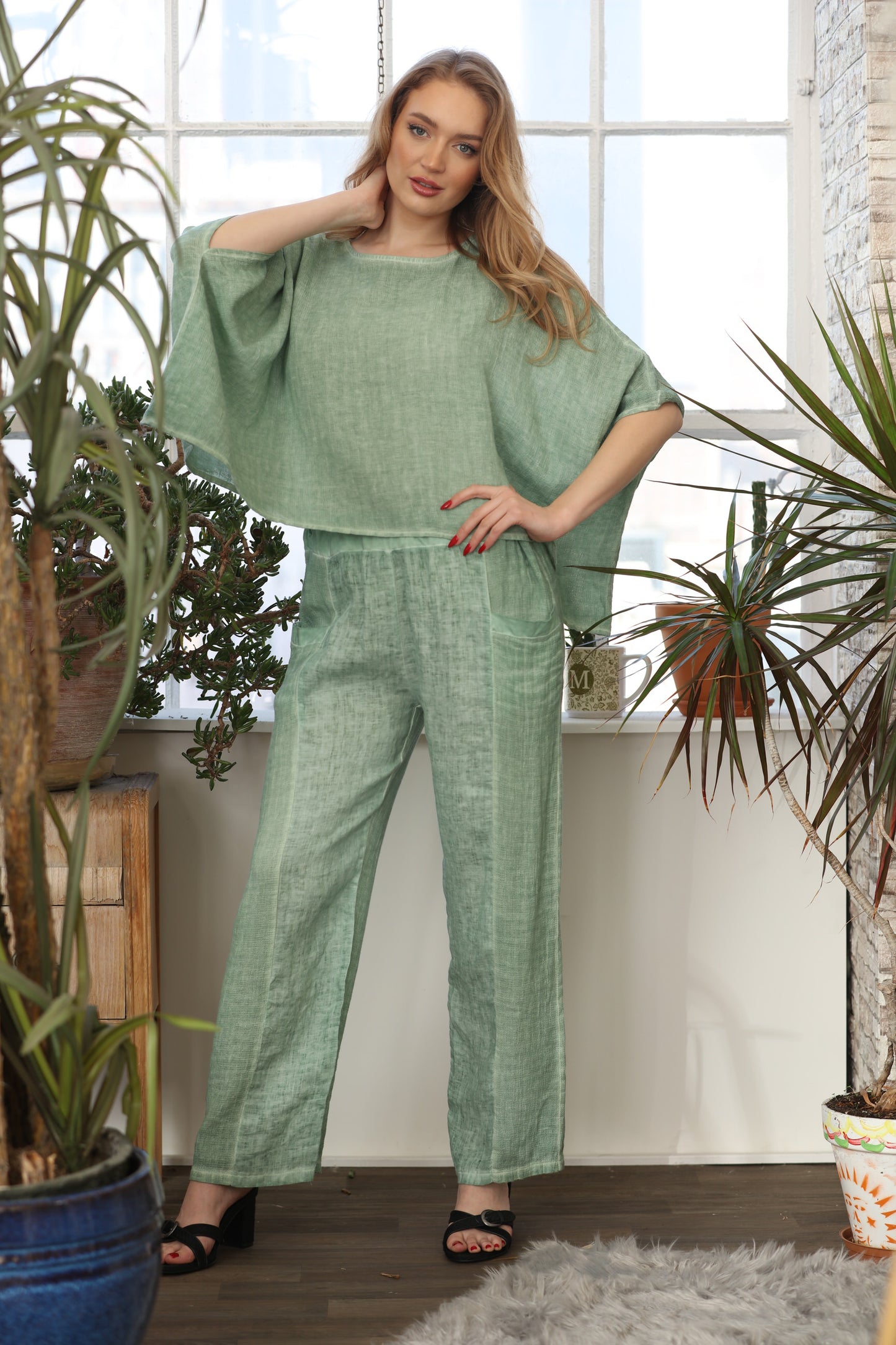 Gauze/Linen Pants