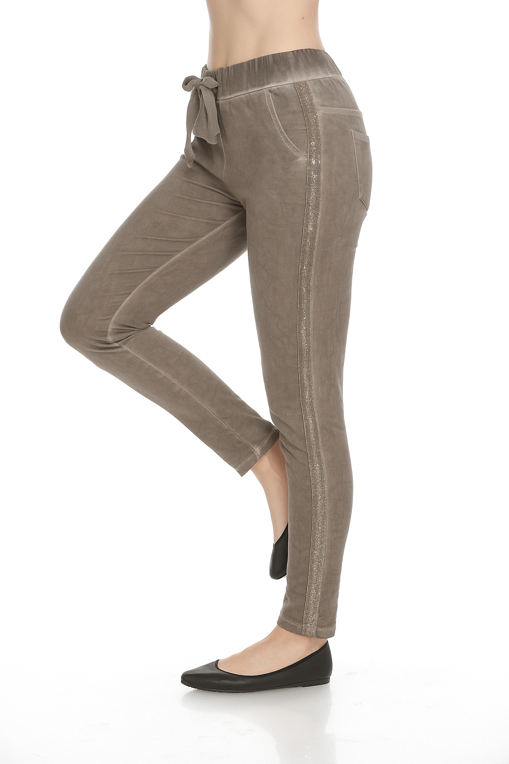 Ribbon Stretch Pants