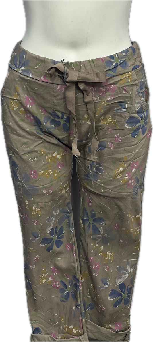 Floral Print Pants